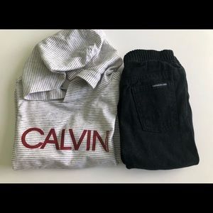 Baby boy 3 piece set Calvin Klein for 12 months